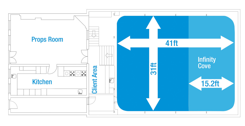 Floor Plan of our London Film and TV Studio