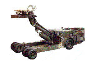 American WW2 bomb loader which later became the Moviola Crab Dolly