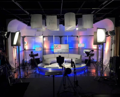TV studio in London